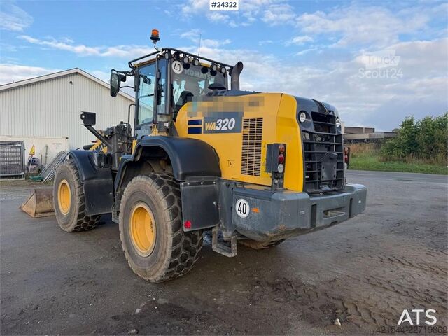 Iekrāvējs Komatsu WA320-8E0 wheel loader w/ lever steering and a buc