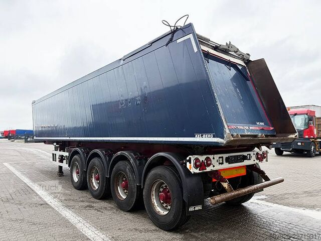 Wywrotka Kel-Berg 4 axle Tipper / Alukastenmulde Kipper 46m3