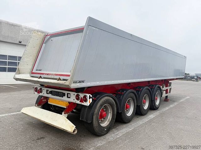 Wywrotka Kel-Berg 4 axle Tipper / Alukastenmulde Kipper 37m3