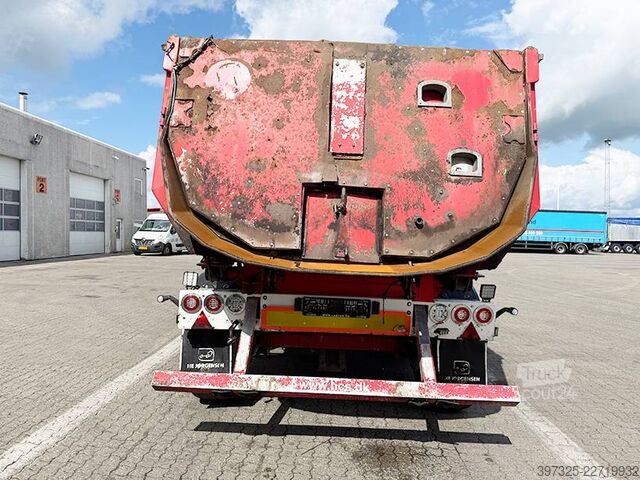 Wywrotka HK TIPPER Asphalt tipper trailer / Stahlmulde Kipper  26m3