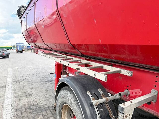 Wywrotka HK TIPPER Asphalt tipper trailer / Stahlmulde Kipper  26m3