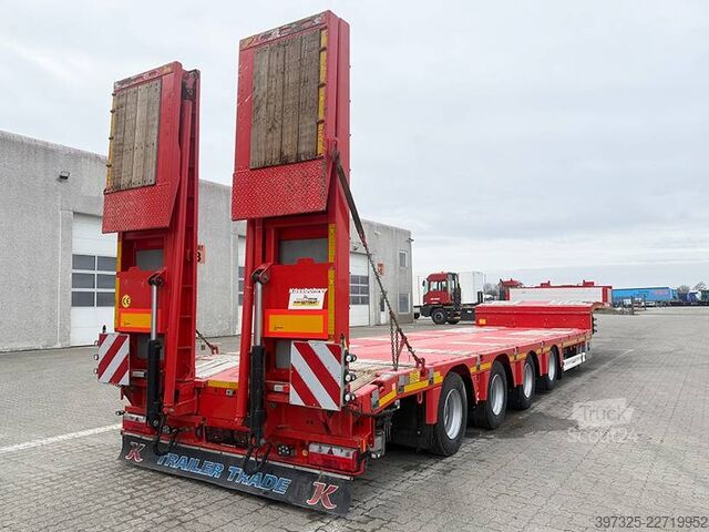 Zwiastun platformy Kässbohrer 4 axle Machine trailer /4 achseMaschinenauflieger