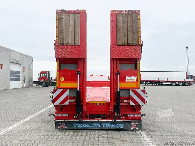 Zwiastun platformy Kässbohrer 4 axle Machine trailer /4 achseMaschinenauflieger