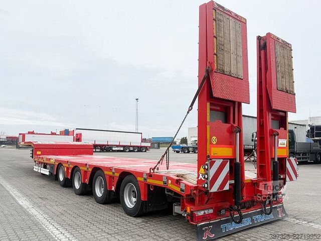 Zwiastun platformy Kässbohrer 4 axle Machine trailer /4 achseMaschinenauflieger