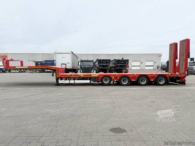 Zwiastun platformy Kässbohrer 4 axle Machine trailer /4 achseMaschinenauflieger
