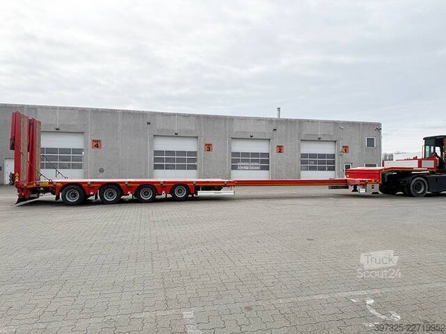 Zwiastun platformy Kässbohrer 4 axle Machine trailer /4 achseMaschinenauflieger