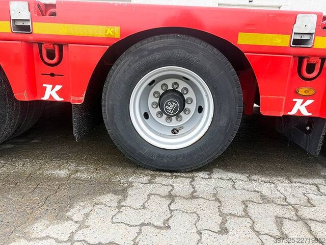 Zwiastun platformy Kässbohrer 4 axle Machine trailer /4 achseMaschinenauflieger