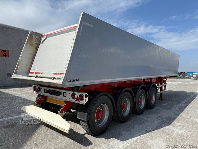 Wywrotka Kel-Berg 4 axle Tipper / Alukastenmulde Kipper 37m3