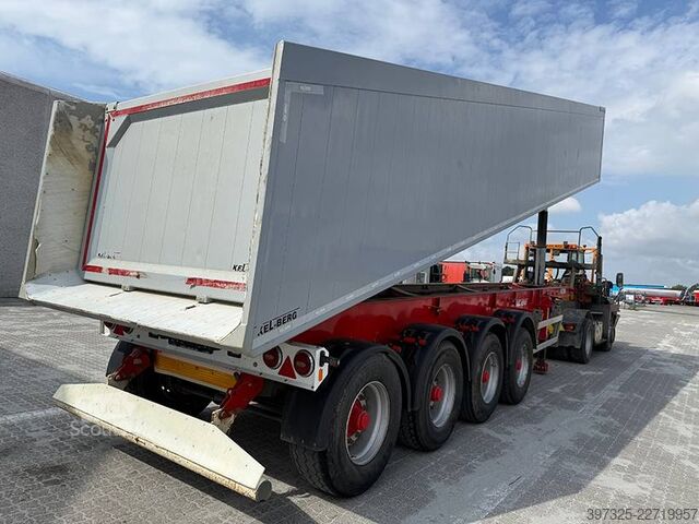 Wywrotka Kel-Berg 4 axle Tipper / Alukastenmulde Kipper 37m3