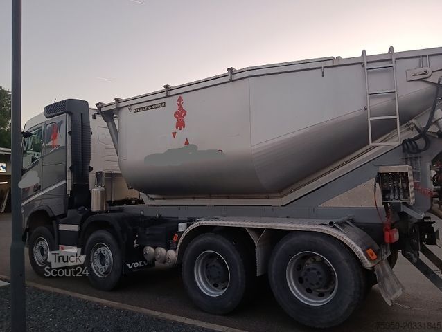 Autocarro ribaltabile VOLVO FH500 8x4R RETARDER LIFT MEILLER-Asphalt FunkAHK