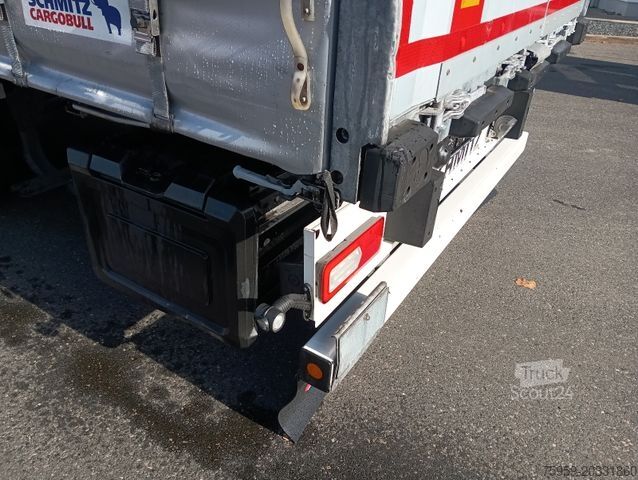 Semirimorchio con telone SCHMITZ CARGOBULL SCS24-13.62 ALCOA Pal-Kiste Lift Reifen 60-95%!