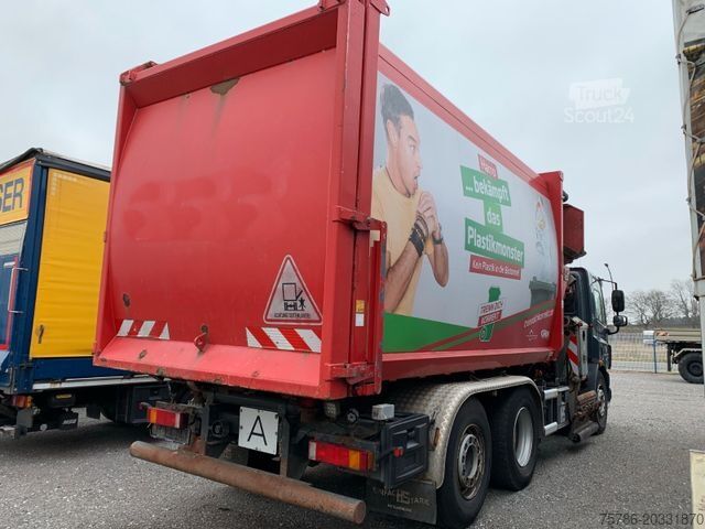 Šiukšliavežis DAF CF 75.310 Schörling Seitenlader/Rechtslenker
