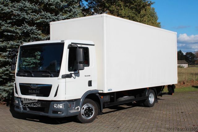 Furgone chiuso MAN TGL 8.180 BL Koffer LBW AHK 3 Sitze  Euro6