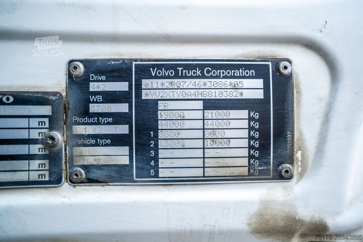 MTS standard VOLVO FMX 460 GLOB + HYDR
