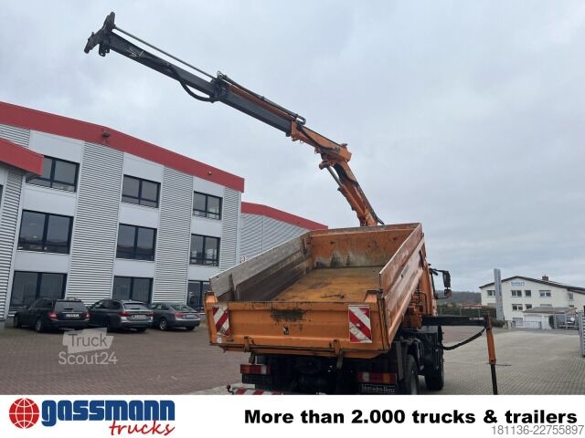 Damperli kamyon Mercedes-Benz Axor 1829 AK 4x4, Winterdienstausstattung, Kran