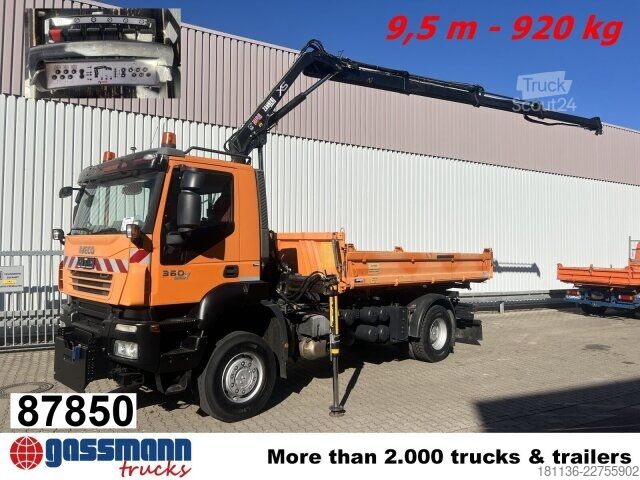 Billenő teherautó Iveco Trakker AD190T36WP 4x4, Kran,
