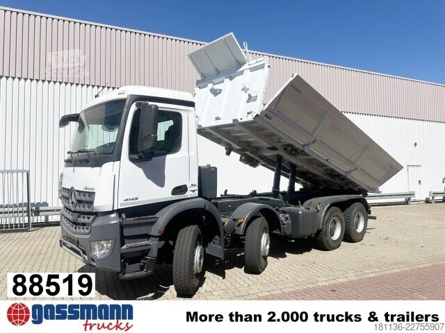 Kipper LKW Mercedes-Benz Arocs 4142/48 K 8x4/4, Meiller Bordmatik links