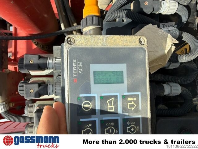 Billenő teherautó Volvo FMX 500 6x4, EEV, Terex Kran 240.2E-A3, Funk,