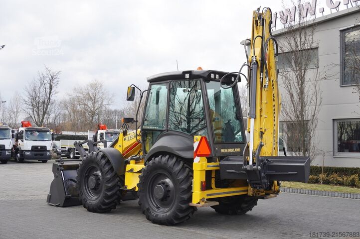 Graaaflaadmachine New Holland B115B backhoe loader / 4600 MTH ! / 2020