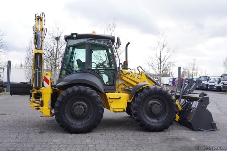 Graaaflaadmachine New Holland B115B backhoe loader / 4600 MTH ! / 2020