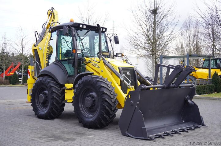 Graaaflaadmachine New Holland B115B backhoe loader / 4600 MTH ! / 2020