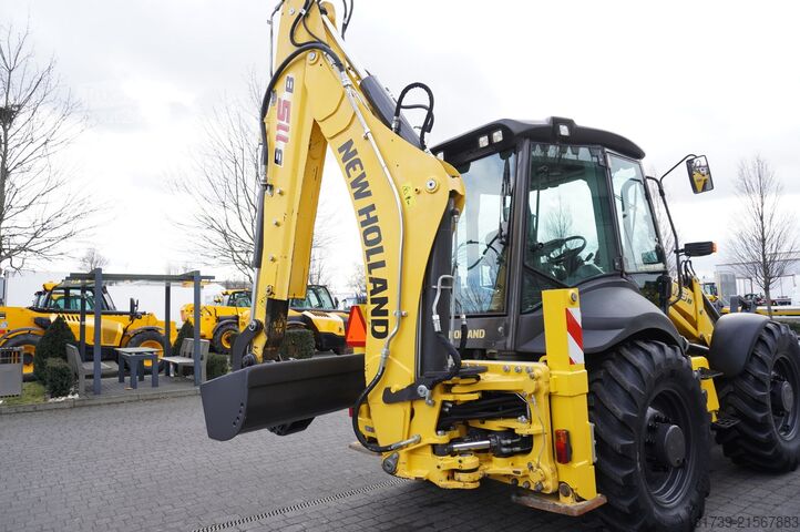 Graaaflaadmachine New Holland B115B backhoe loader / 4600 MTH ! / 2020