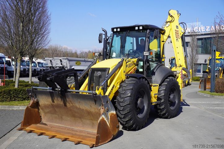Graaaflaadmachine New Holland B 115 C backhoe loader / 1000 MTH !