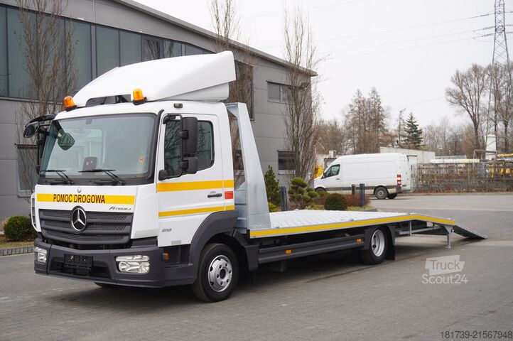 Přepravce automobilů Mercedes-Benz Atego 818 /E6/ NEW GALVANIZED tow truck