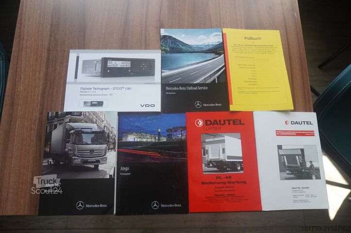 Kontejner Mercedes-Benz Atego 818 / Box superstructure / DAUTEL