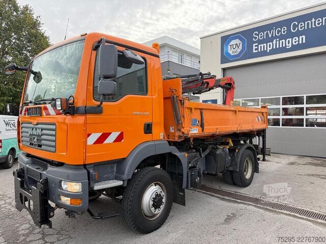 Veicolo commerciale MAN TGM  13.240 4x4BL Palfinger Kran 3 S Kipper Klima