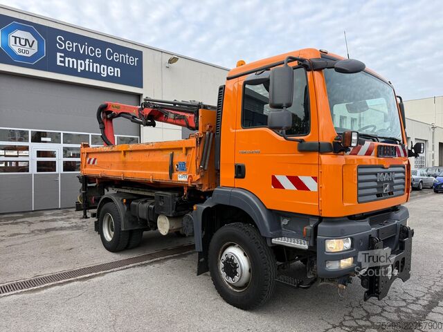 Veicolo commerciale MAN TGM  13.240 4x4BL Palfinger Kran 3 S Kipper Klima