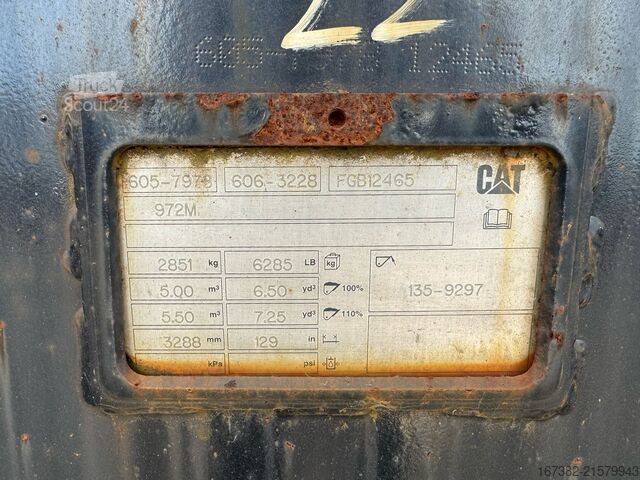 Cupă standard Caterpillar WP-125.40-330 ISO Volvo L150/180/220