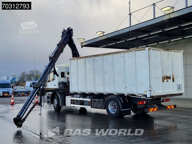 Самосвал с краном Mercedes Axor 1829 Axor 4X2 HIAB 166 BS-3000 Kran Crane ...