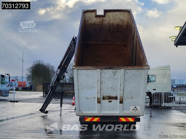 Самосвал с краном Mercedes Axor 1829 Axor 4X2 HIAB 166 BS-3000 Kran Crane ...