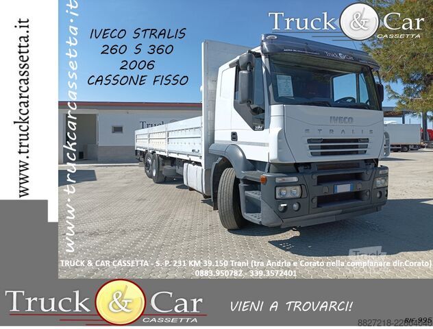 Autocarro con cassone fisso Iveco stralis 260 s 360