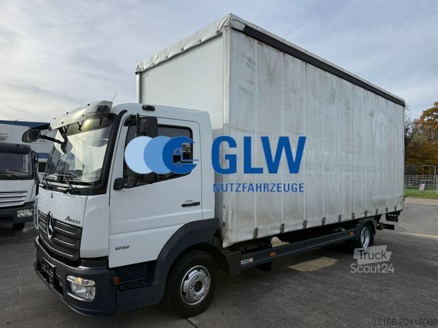 Camion bâché MERCEDES-BENZ ATEGO 818 L Pritsche/Plane 6,4 m LBW 1 T*SCHIEBE