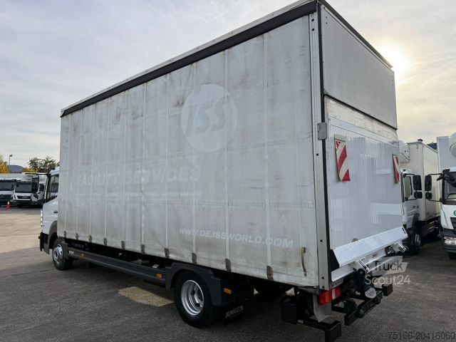 Camion bâché MERCEDES-BENZ ATEGO 818 L Pritsche/Plane 6,4 m LBW 1 T*SCHIEBE