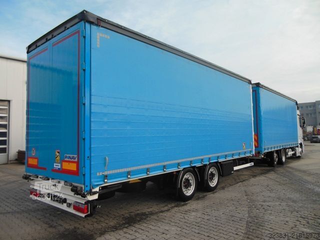 Flatbed truck MERCEDES-BENZ ACTROS 2553, 6X2, JUMBO 120M3, DURCHLADEN, TOP!