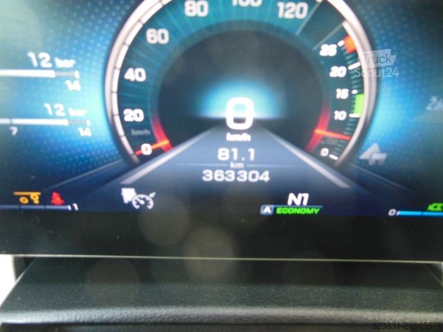 Джамбо-вантажівка MERCEDES-BENZ ACTROS 2553, 6X2, JUMBO 120M3, DURCHLADEN, TOP!