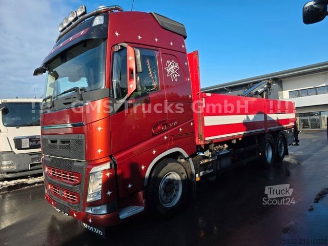 Truck mounted crane VOLVO FH 500 / 6X2 / I Shift / Atlas Kran / Lenkachse