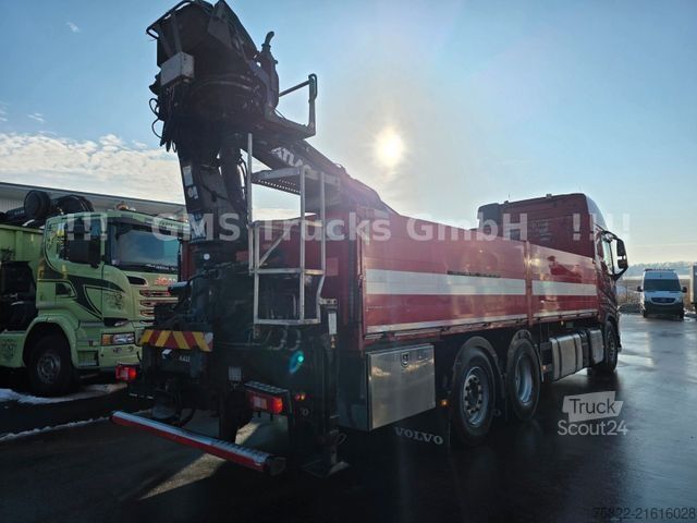 Truck mounted crane VOLVO FH 500 / 6X2 / I Shift / Atlas Kran / Lenkachse