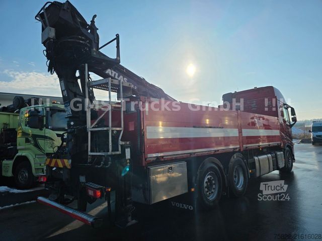 Truck mounted crane VOLVO FH 500 / 6X2 / I Shift / Atlas Kran / Lenkachse
