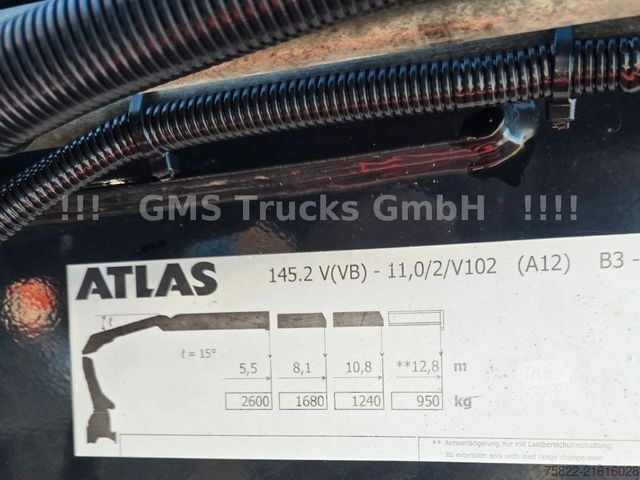 Truck mounted crane VOLVO FH 500 / 6X2 / I Shift / Atlas Kran / Lenkachse