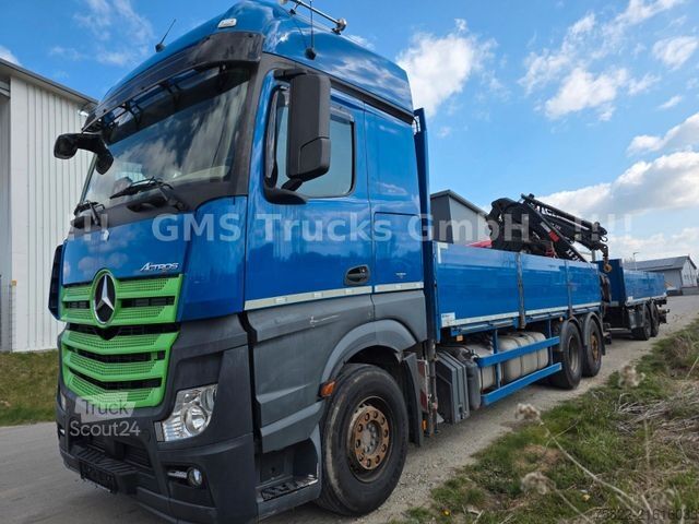 Truck mounted crane MERCEDES-BENZ Actros 2543 / 27m Hiab 288 Kran Flyjib / WINCH