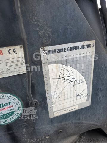 Truck mounted crane MERCEDES-BENZ Actros 2543 / 27m Hiab 288 Kran Flyjib / WINCH