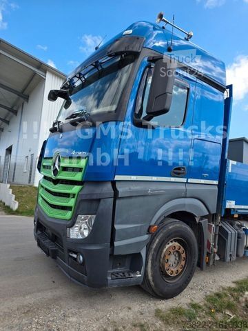 Вантажівка з відкритою платформою MERCEDES-BENZ Actros 2543 / 27m Hiab 288 Kran Flyjib / WINCH