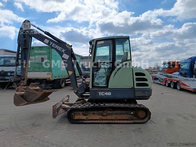 Kolesni bager TEREX TC 48 / 4,8ton / SW 2 Löffel
