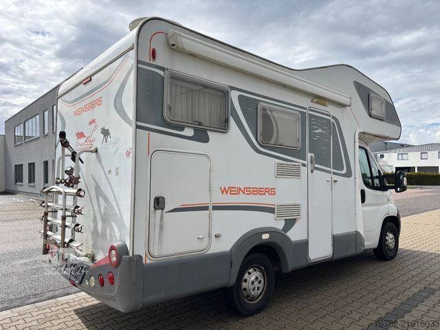 Alcove camper WEINSBERG Fiat 2,3d Markise SAT-TV Fahrradträger
