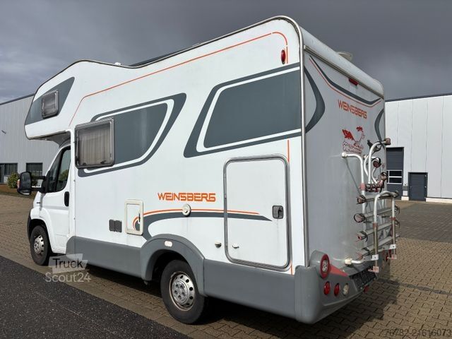 Alcove camper WEINSBERG Fiat 2,3d Markise SAT-TV Fahrradträger