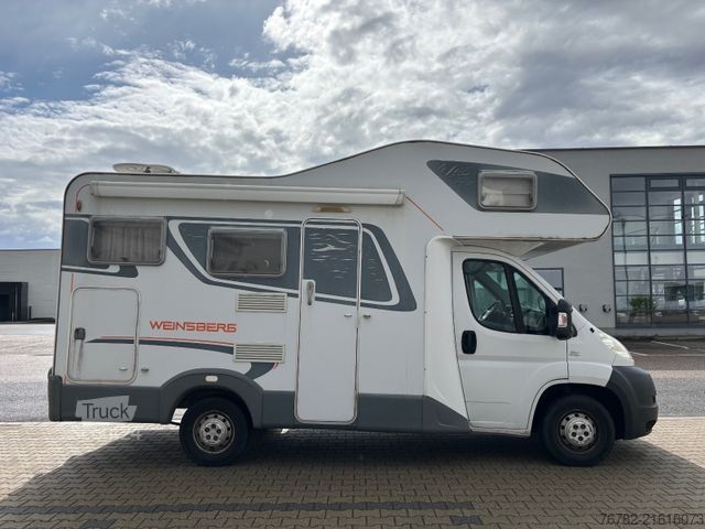 Alcove camper WEINSBERG Fiat 2,3d Markise SAT-TV Fahrradträger